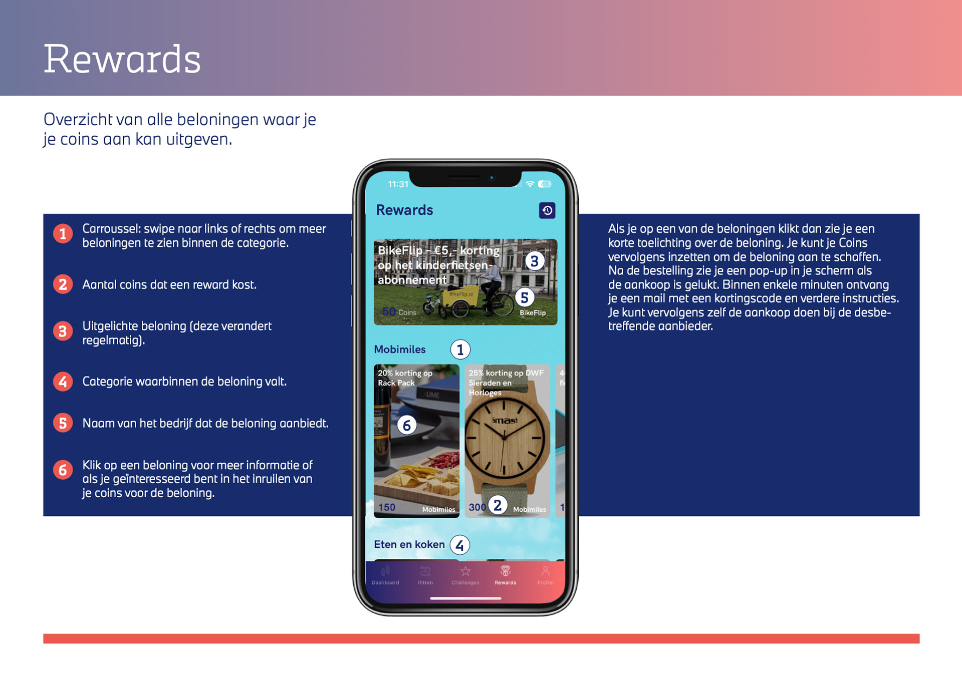 Weergave Alphabet Carbon Tracker over rewards