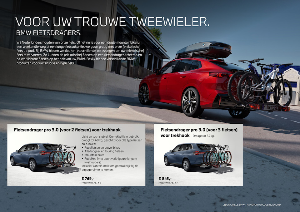 BMW Transport oplossing fietsendragers