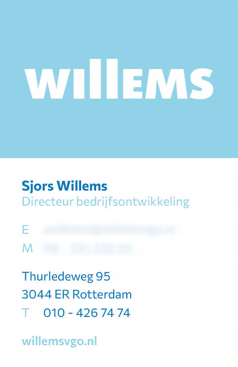 Willems visitekaartje