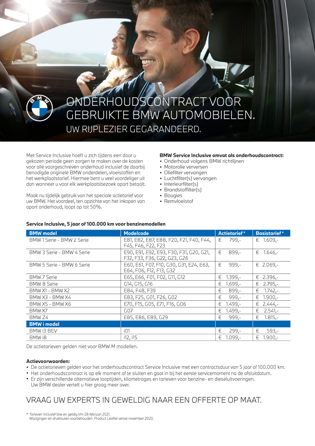 BMW After Sales Leaflet
