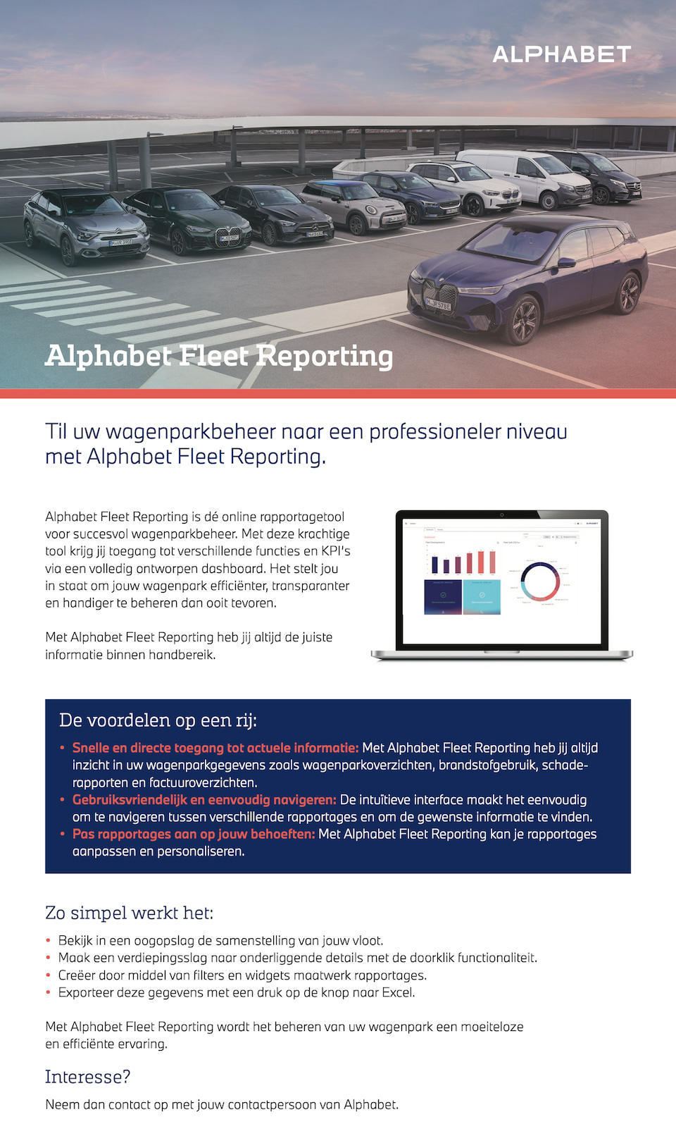 Onepager fleet report