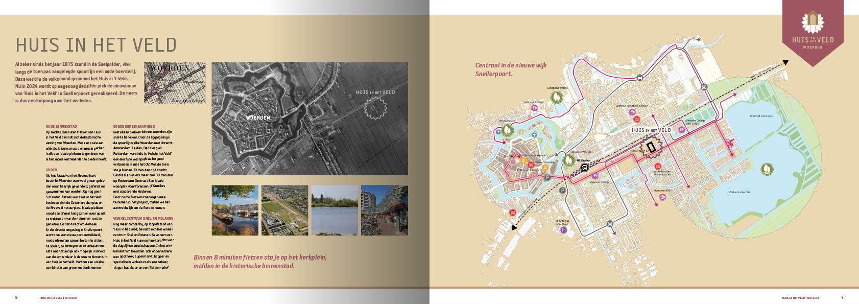 Huis in het Veld plattegrond en historie