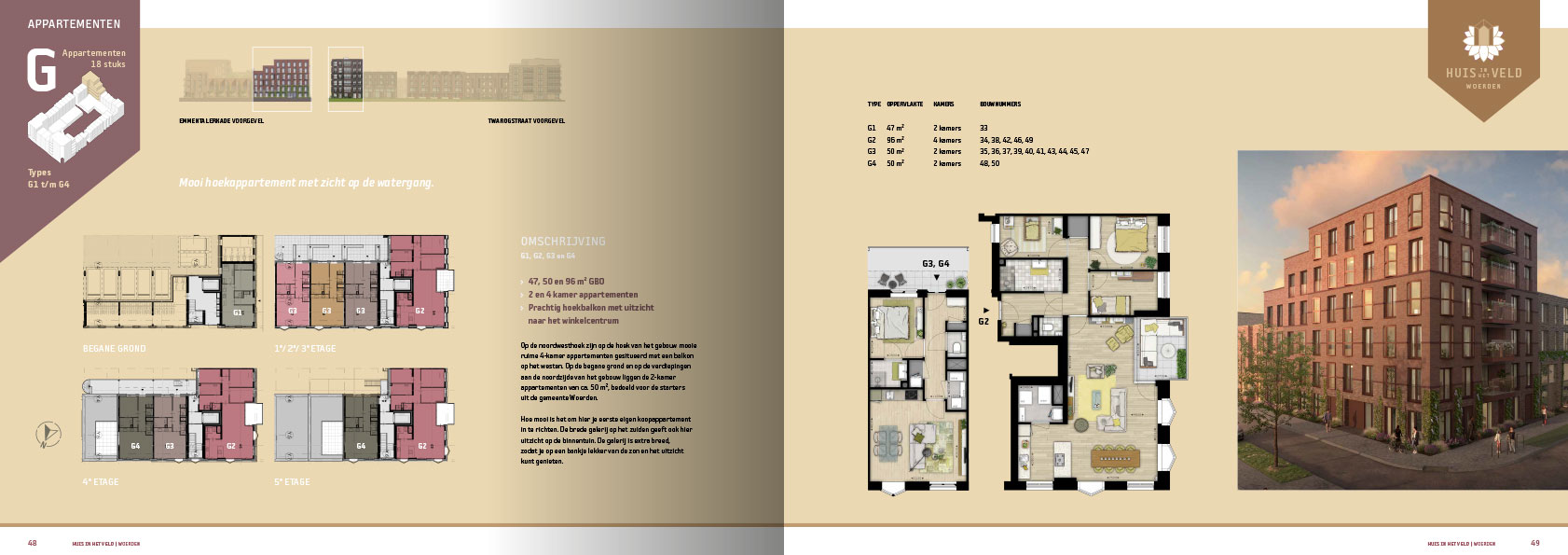 Appartementen woningtype G